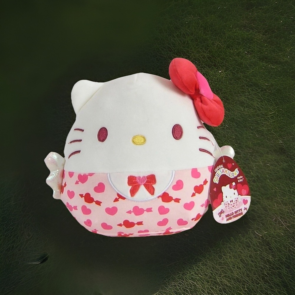 Hello Kitty Hearts Squishmallows Cupid‎ 2025 8 Inch NWT